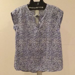 EUC Hilary Radley Paint Splot Print Blouse